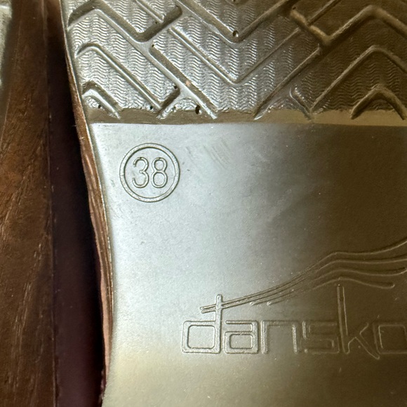 Dansko Rich Brown Leather Mules - Picture 10 of 16